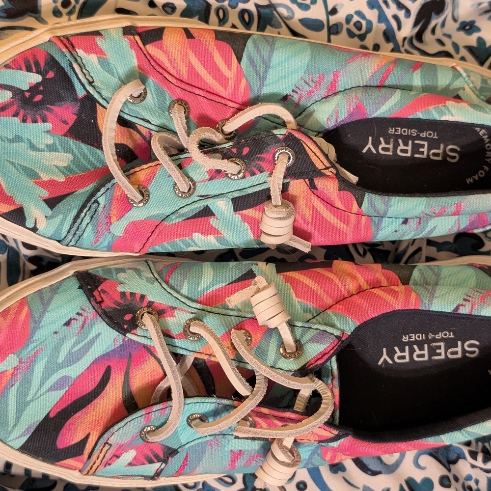 Sperry Women's Tropical Canvas Sneakers - Multicolor
